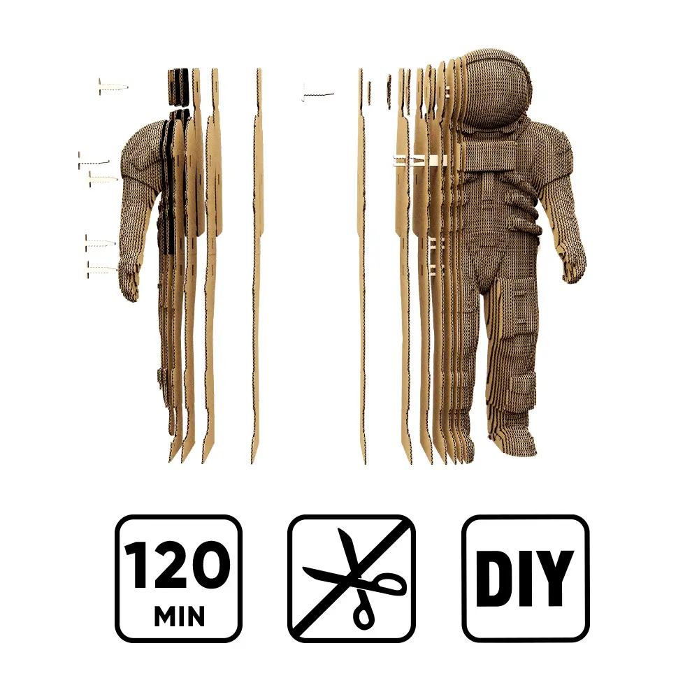 Картонний конструктор "Cartonic 3D Puzzle ASTRONAUT", CARTASTRON 4