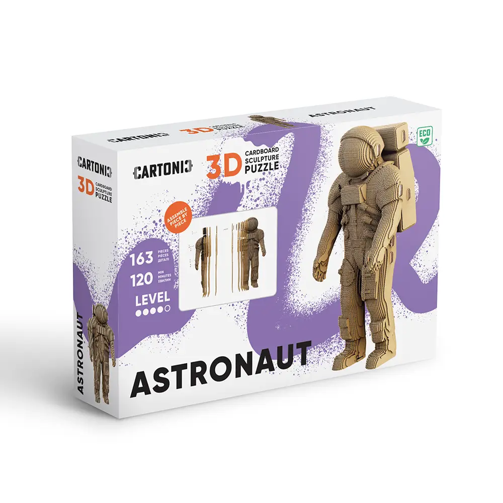 Картонний конструктор "Cartonic 3D Puzzle ASTRONAUT", CARTASTRON 6