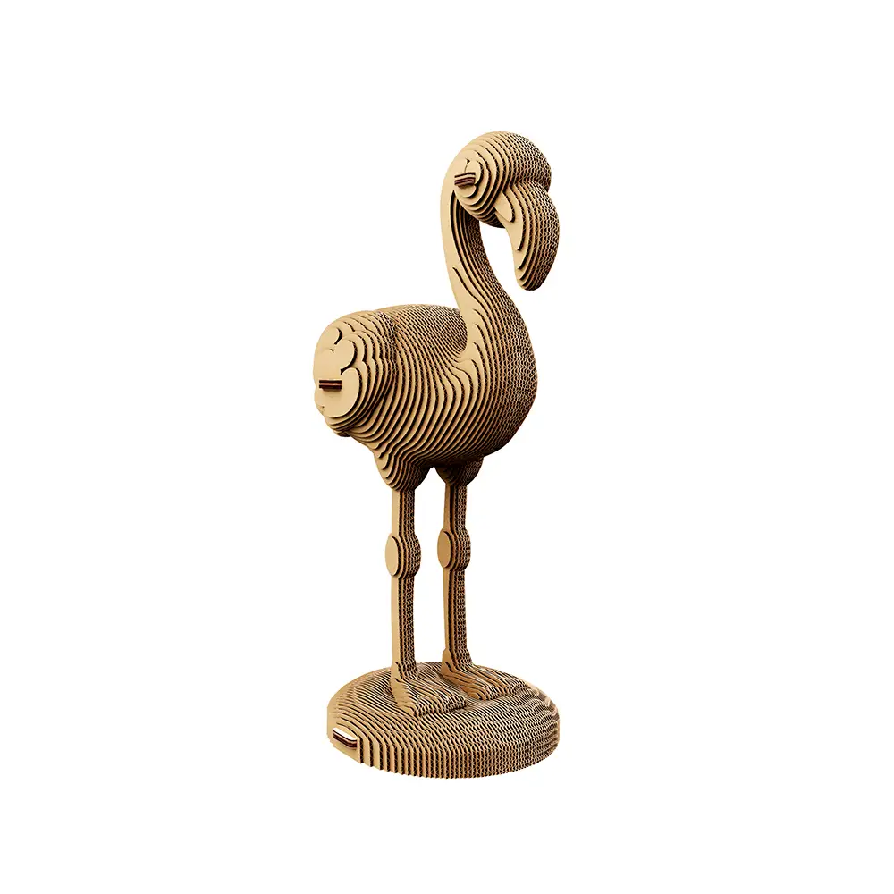 Картонный конструктор "Cartonic 3D Puzzle FLAMINGO", CARTFLAM