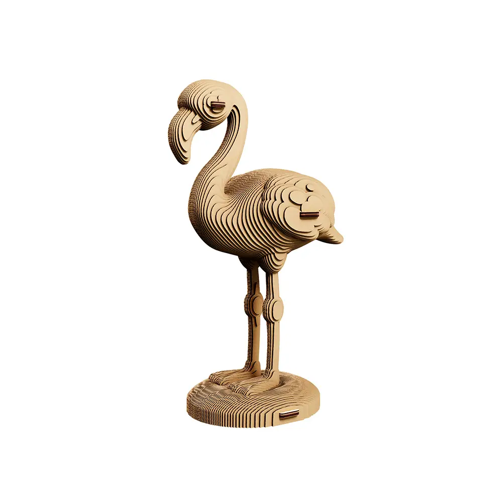 Картонный конструктор "Cartonic 3D Puzzle FLAMINGO", CARTFLAM 2