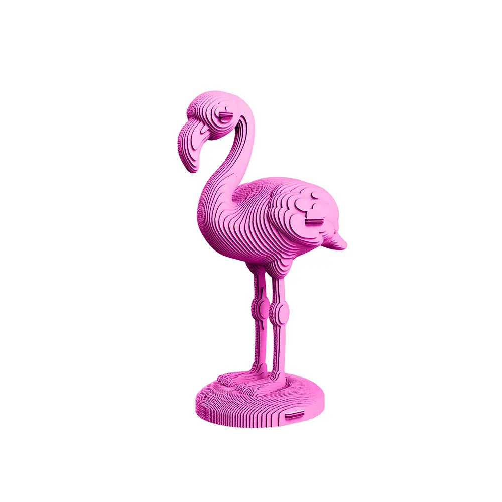 Картонный конструктор "Cartonic 3D Puzzle FLAMINGO", CARTFLAM 3