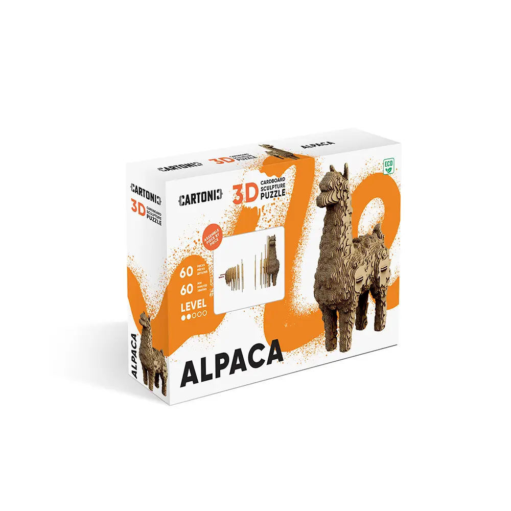 Картонний конструктор "Cartonic 3D Puzzle ALPACA", CARTALPACA 4