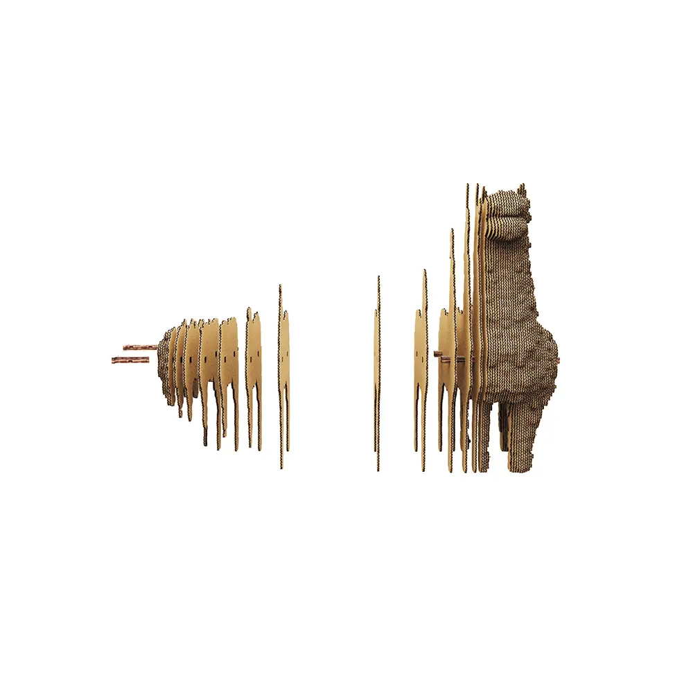 Картонний конструктор "Cartonic 3D Puzzle ALPACA", CARTALPACA 2