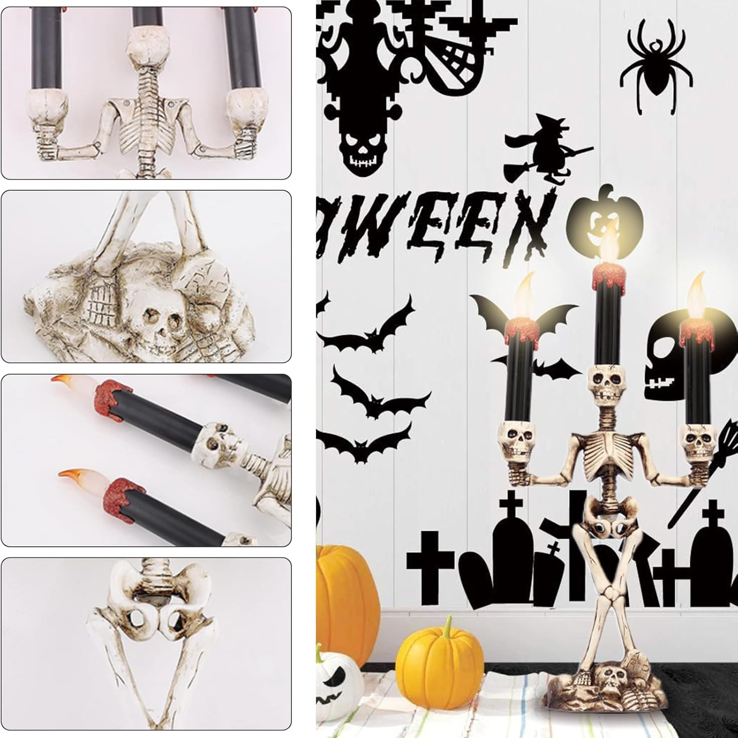 Декорация Halloween,подсвечник, G59 3
