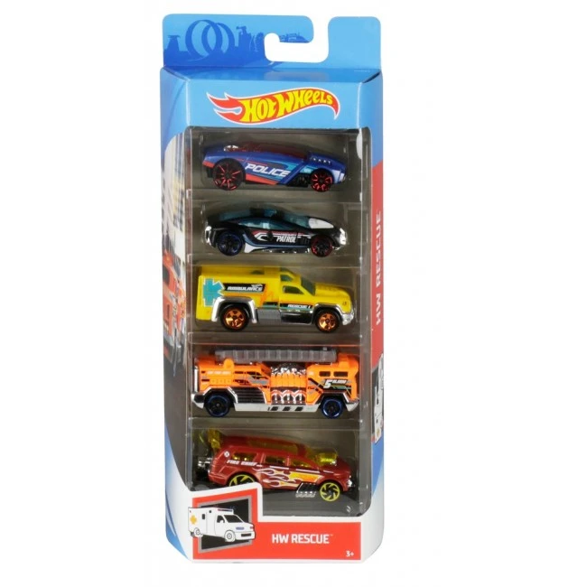 Подарунковий набір автомобілів Hot Wheels, 5 шт, 1806 7