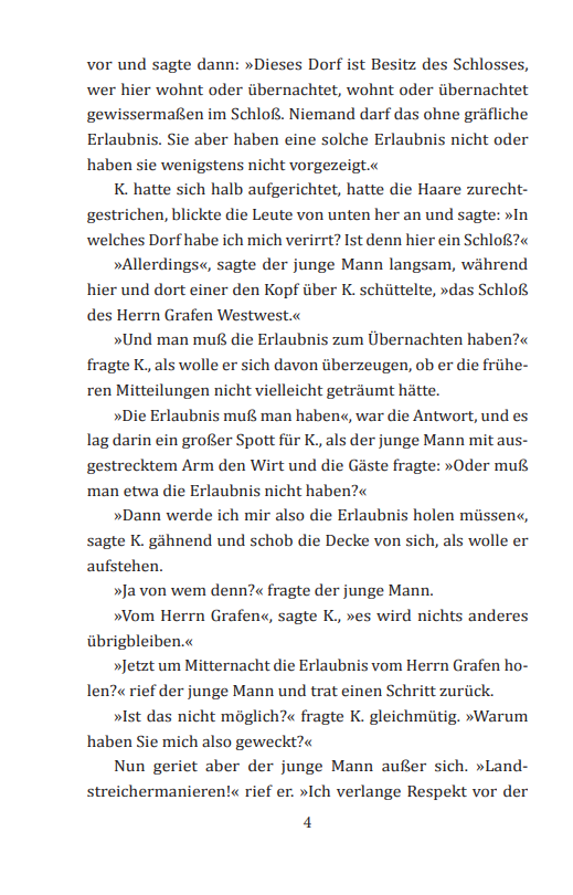 Книга "Kafka F. Das SchloB (Замок)" (а) (0957) 4