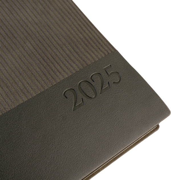 Деловая записная книжка А5 2025 "Velvet", мягкий, 368 стор., темно-зеленый, 252521, Leo Planner 3