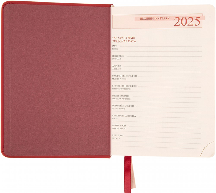 Деловая записная книжка А6 2025 "Circolo", тверд., 352 стор., 252597, Leo Planner 4