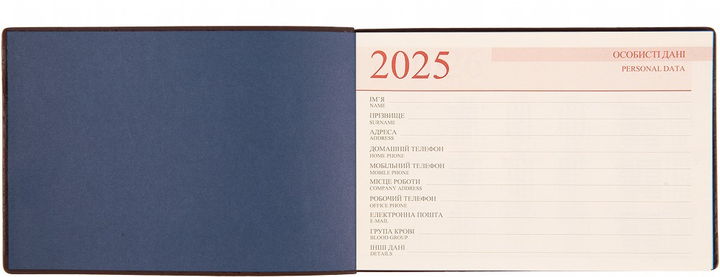 Деловая записная книжка-ежедневник 10*15 см, 2025 "Cioccolato", мягкий, 128 стор., Leo Planner 3