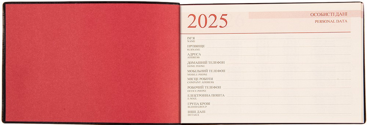 Деловая записная книжка-ежедневник 10*15 см, 2025 "Etnico", мягкий, 128 стор., Leo Planner 3