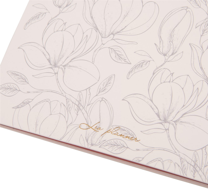 Деловая записная книжка-ежедневник 10*15 см, 2025 "Magnolia", мягкий, 128 стор., Leo Planner 7