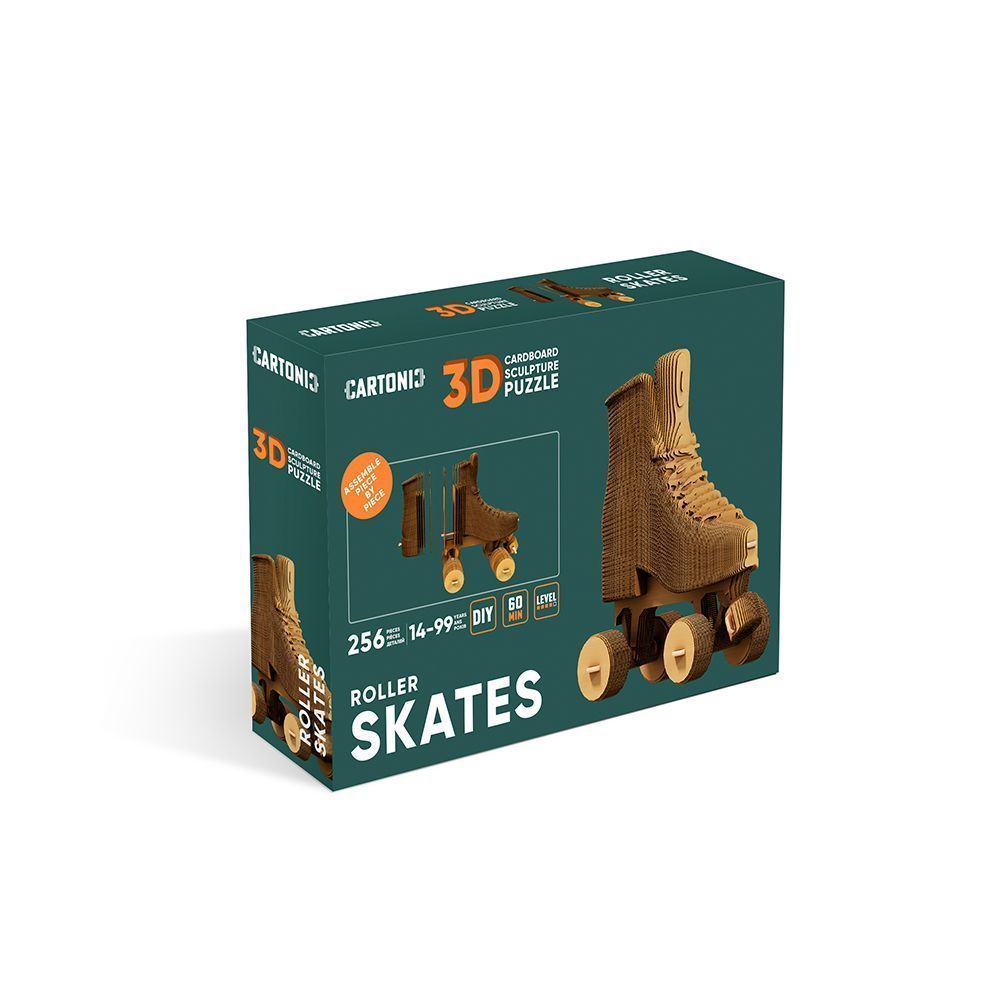 Картонний конструктор "Cartonic 3D Puzzle Roller skates", CARTROLL