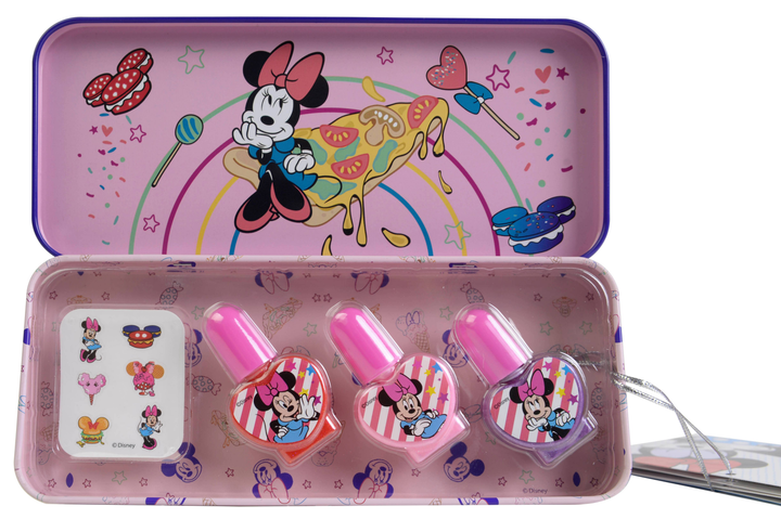 Набір лаків для нігтів "Cosmic Candy" у металевому футлярі Minnie, 1580381E 2