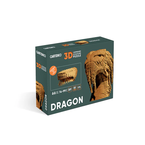 Картонный конструктор "Cartonic 3D Puzzle Dragon", CARTDRA 1