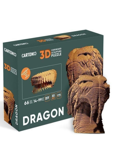 Картонный конструктор "Cartonic 3D Puzzle Dragon", CARTDRA