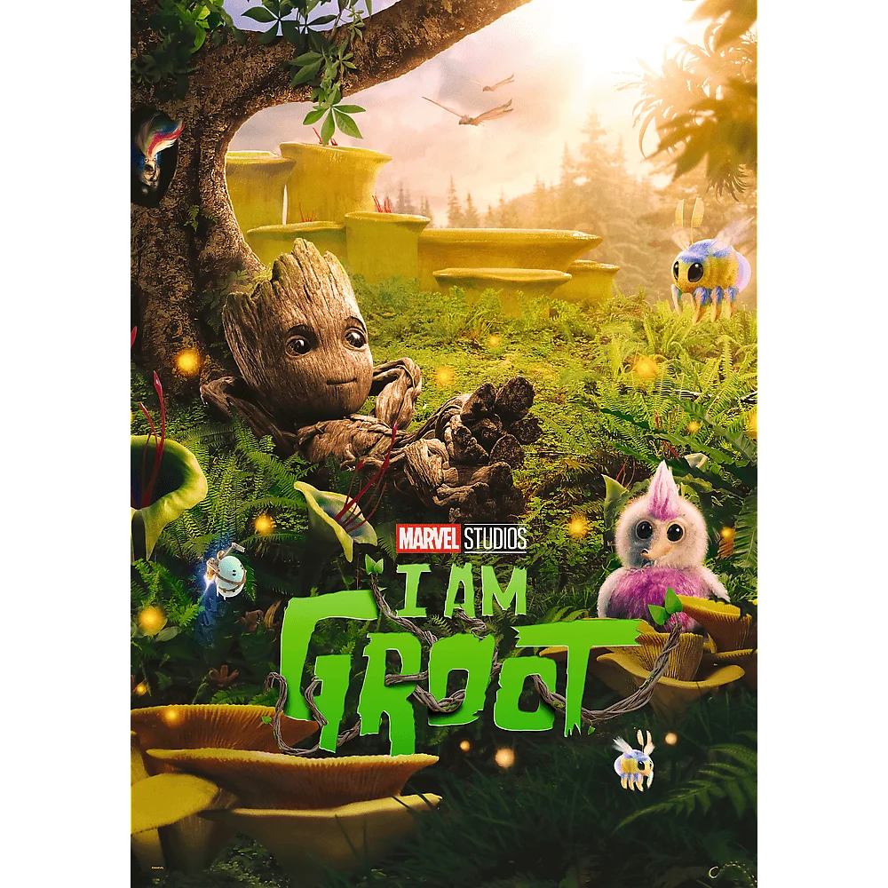 Пазл "1000 Преміум Плюс" - Грут, Marvel Guardians of the Galaxy, Trefl, 10834 1