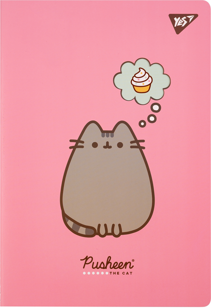 Зошит для записів А4/40 "Pusheen" клітинка, 681856 YES