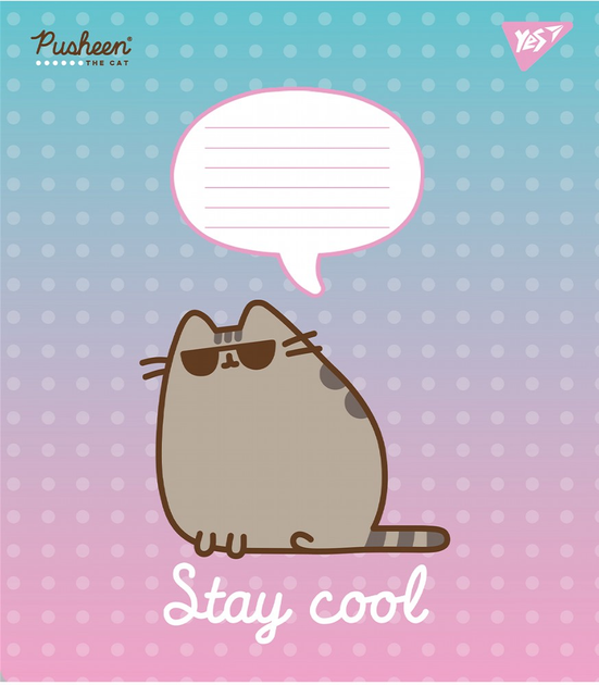 Зошит 12 лін. YES Pusheen, 766951 1