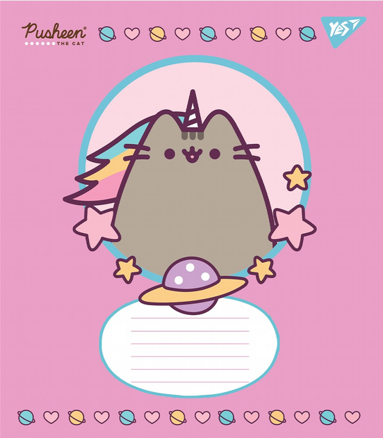 Зошит 12 лін. YES Pusheen, 766951 2