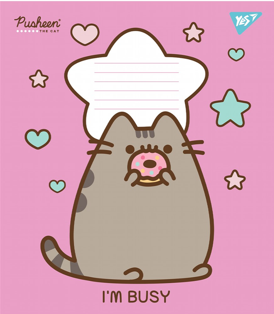 Зошит 12 лін. YES Pusheen, 766951 4