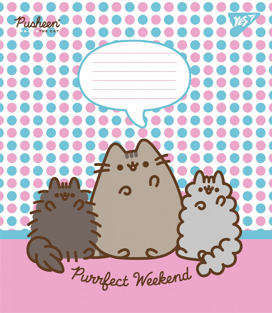 Зошит 12 лін. YES Pusheen, 766951 5