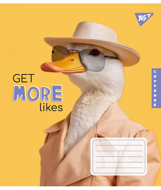 Зошит 36 лін. YES Get more likes, 767351 1