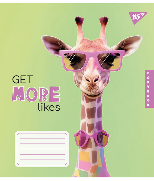 Зошит 36 лін. YES Get more likes, 767351 2
