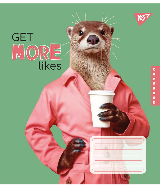 Зошит 36 лін. YES Get more likes, 767351 4
