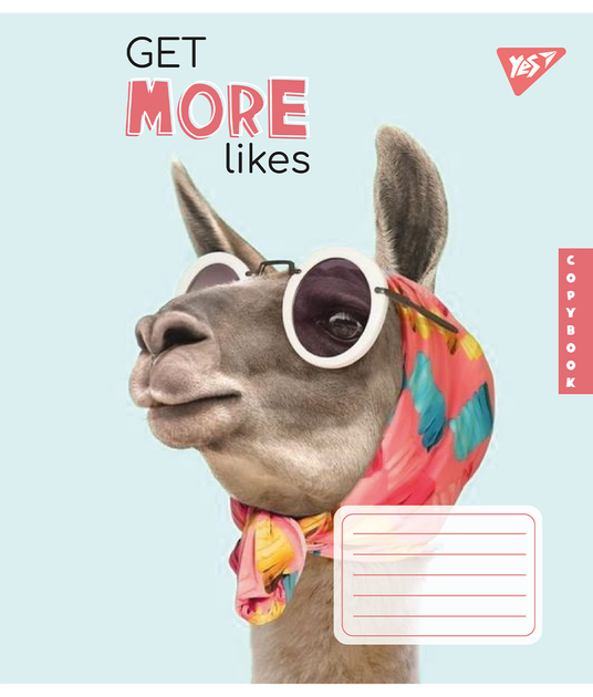 Зошит 36 лін. YES Get more likes, 767351 5