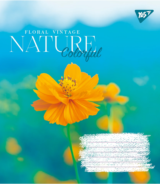 Тетрадь 96 кл. YES Nature colorful, 767172 1