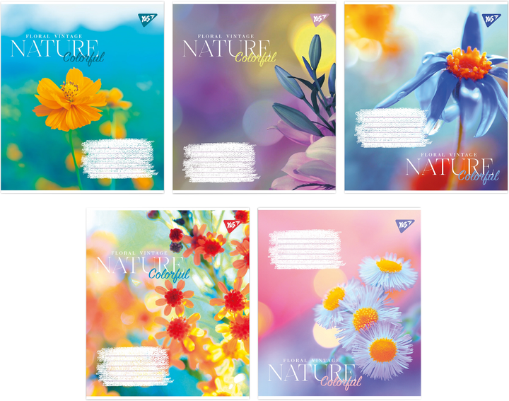 Тетрадь 96 кл. YES Nature colorful, 767172