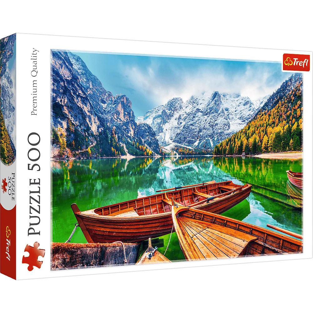 Пазл "500" - Озеро Браєс, Італія, Trefl, 37486