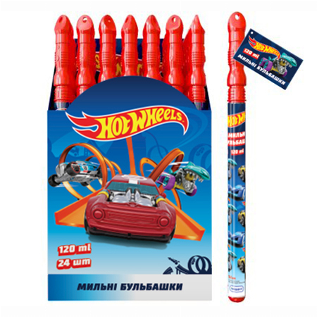 Паличка чарівна з мильними бульбашками - Hot Wheels (60 мл), T17294-U
