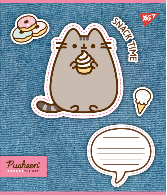 Зошит 12 кос. YES Pusheen. Snack time, 767213 3