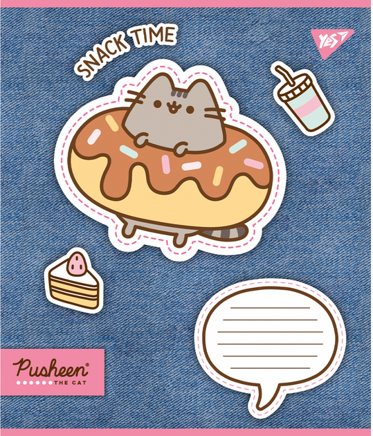 Зошит 12 кос. YES Pusheen. Snack time, 767213 4