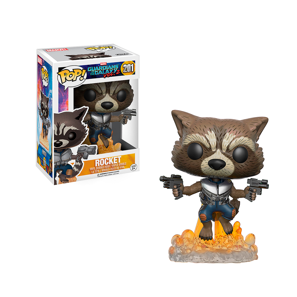 Фігурка Funko Pop серії "Вартові Галактики" - Єнот-ракета, 13270-PK-1RY 1