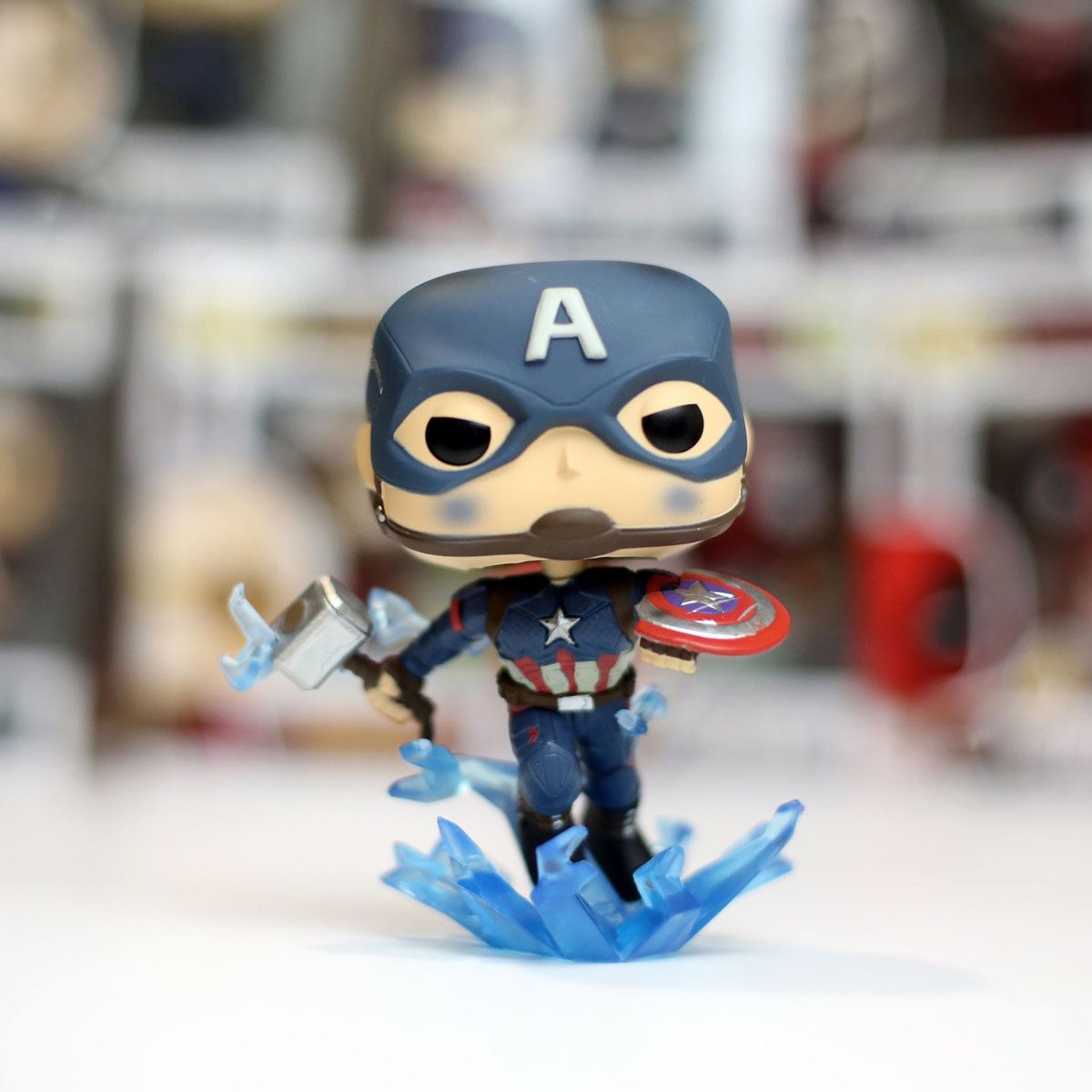 Фігурка Funko Pop серії "Месники: Фінал" - Капітан америка з мйольніром, 45137 3