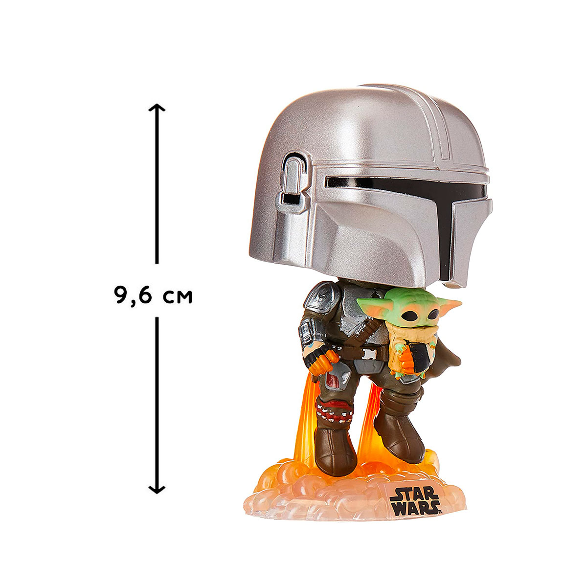 Фігурка Funko Pop серії "Мандалорець" - Мандалорець, що летить з малюком, 50959 1