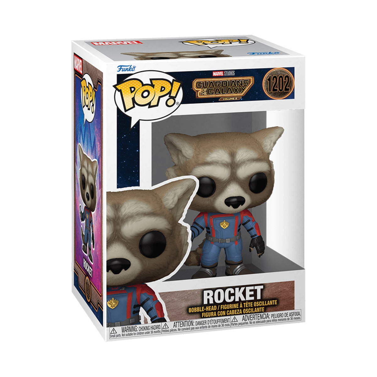 Фігурка Funko Pop серії "Вартові Галактики 3" - Єнот Ракета, 67509 2