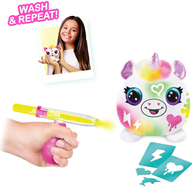 Игровой набор-сюрприз DIY Airbrush Plush - Неон мини, AIR020 2