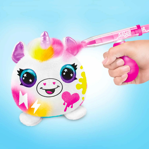Игровой набор-сюрприз DIY Airbrush Plush - Неон мини, AIR020 6
