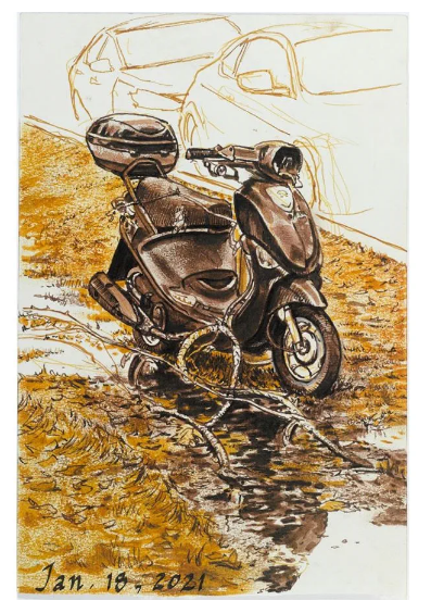 Набір ручок капілярних PITT Brush 4 шт. "Сепія" в пласт. кор., 167101 Faber-Castell 2