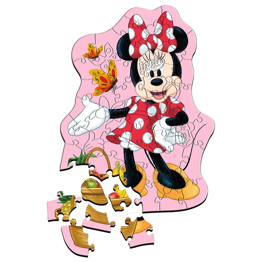 Пазл дерев`яний "50" - Щаслива Мінні. Disney Minnie, Trefl, 20279 2