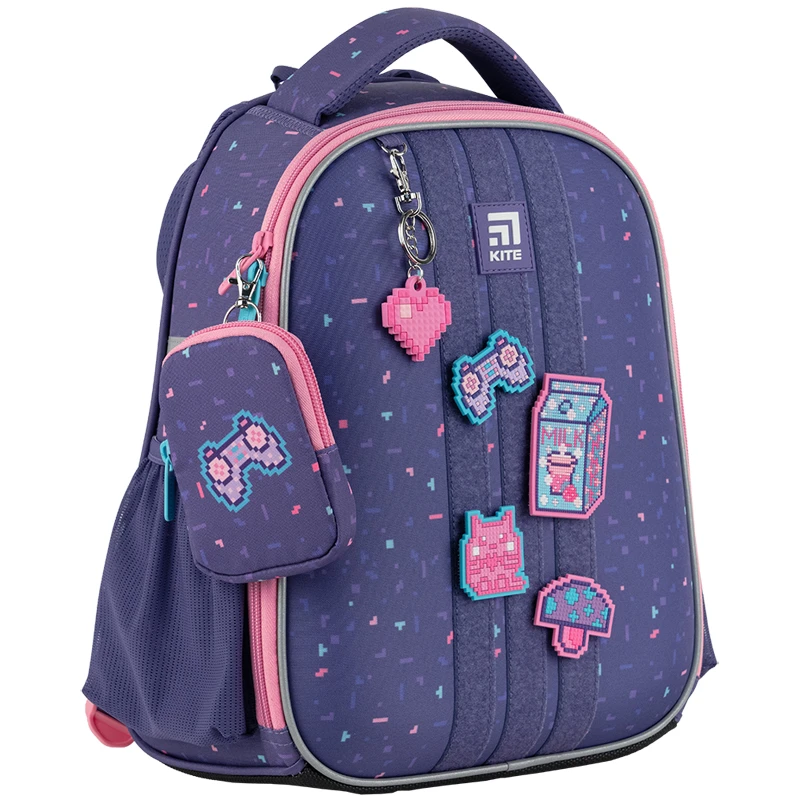 Рюкзак шкільний каркасний Kite Education 555 Pixel Love, K24-555S-3 1