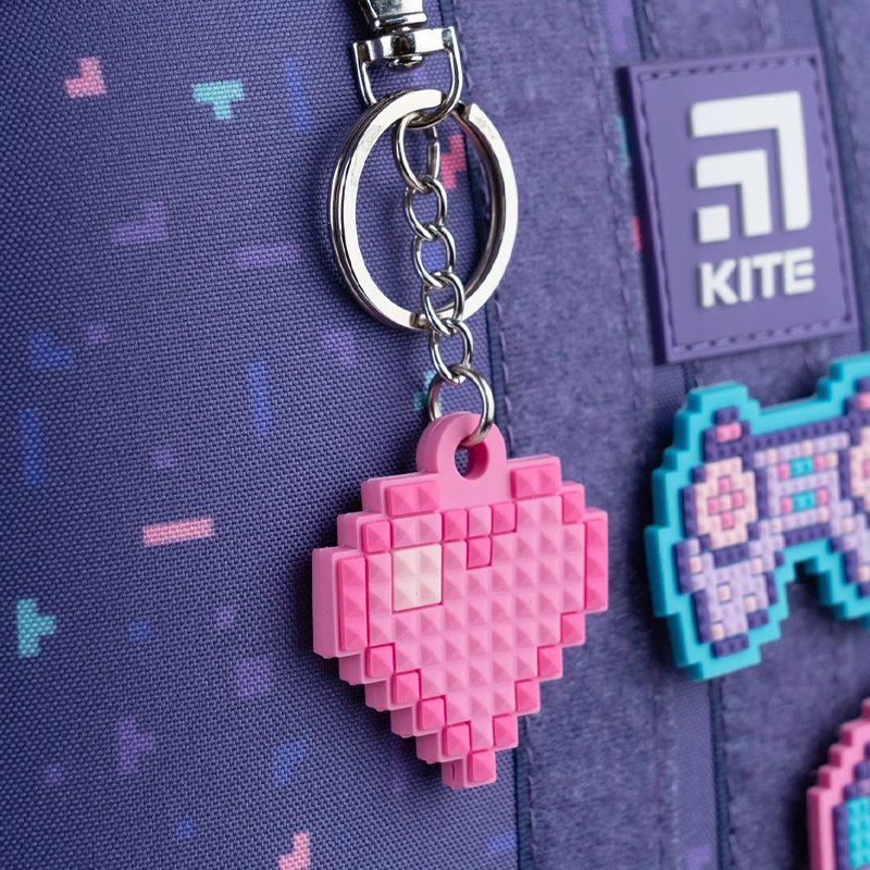 Рюкзак шкільний каркасний Kite Education 555 Pixel Love, K24-555S-3 11