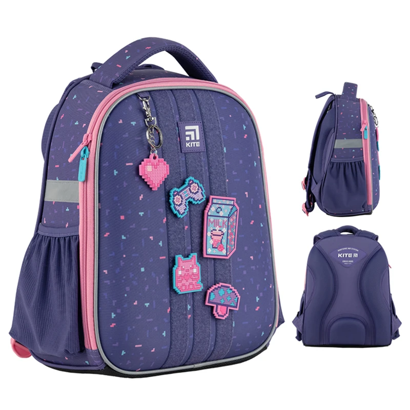 Рюкзак шкільний каркасний Kite Education 555 Pixel Love, K24-555S-3 14