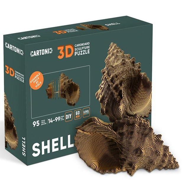 Картонный конструктор "Cartonic 3D Puzzle Shell", CARTSHELL