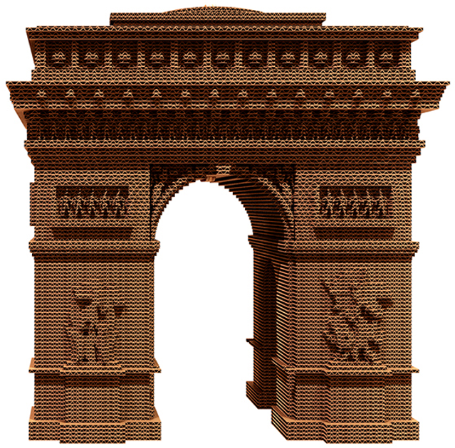 Картонный конструктор "Cartonic 3D Puzzle Arc De Triomphe Paris", CARTARCP 1