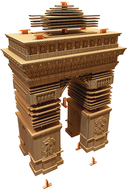 Картонный конструктор "Cartonic 3D Puzzle Arc De Triomphe Paris", CARTARCP 2