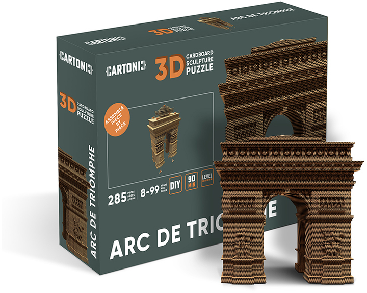 Картонный конструктор "Cartonic 3D Puzzle Arc De Triomphe Paris", CARTARCP 4